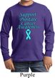 Support Prostate Cancer Awareness Kids Long Sleeve