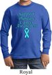 Support Prostate Cancer Awareness Kids Long Sleeve