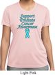 Support Prostate Cancer Awareness Ladies Dry Wicking T-shirt