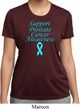 Support Prostate Cancer Awareness Ladies Dry Wicking T-shirt