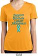 Support Prostate Cancer Awareness Ladies Dry Wicking V-neck
