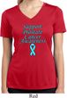 Support Prostate Cancer Awareness Ladies Dry Wicking V-neck