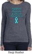 Support Prostate Cancer Awareness Ladies Long Sleeve