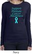 Support Prostate Cancer Awareness Ladies Long Sleeve