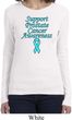 Support Prostate Cancer Awareness Ladies Long Sleeve