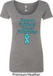 Support Prostate Cancer Awareness Ladies Scoop Neck