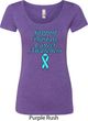 Support Prostate Cancer Awareness Ladies Scoop Neck