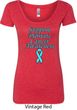 Support Prostate Cancer Awareness Ladies Scoop Neck