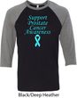 Support Prostate Cancer Awareness Raglan Shirt