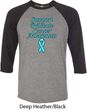Support Prostate Cancer Awareness Raglan Shirt