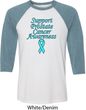 Support Prostate Cancer Awareness Raglan Shirt