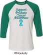 Support Prostate Cancer Awareness Raglan Shirt