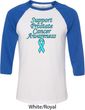 Support Prostate Cancer Awareness Raglan Shirt