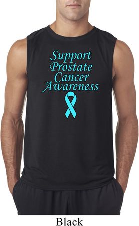 Support Prostate Cancer Awareness Sleeveless Shirt