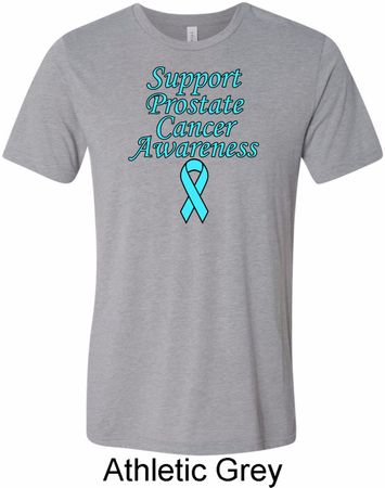 Support Prostate Cancer Awareness Tri Blend Tee