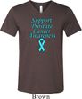 Support Prostate Cancer Awareness Tri Blend V-neck