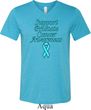 Support Prostate Cancer Awareness Tri Blend V-neck
