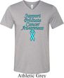 Support Prostate Cancer Awareness Tri Blend V-neck