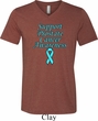Support Prostate Cancer Awareness Tri Blend V-neck