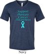 Support Prostate Cancer Awareness Tri Blend V-neck