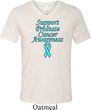 Support Prostate Cancer Awareness Tri Blend V-neck
