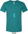 Support Prostate Cancer Awareness Tri Blend V-neck