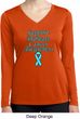 Support Prostate Cancer Ladies Dry Wicking Long Sleeve