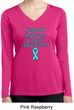 Support Prostate Cancer Ladies Dry Wicking Long Sleeve