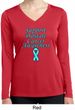 Support Prostate Cancer Ladies Dry Wicking Long Sleeve
