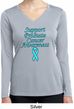 Support Prostate Cancer Ladies Dry Wicking Long Sleeve