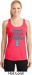 Support Prostate Cancer Ladies Dry Wicking Racerback