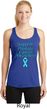 Support Prostate Cancer Ladies Dry Wicking Racerback