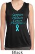 Support Prostate Cancer Ladies Dry Wicking Sleeveless Shirt