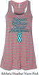 Support Prostate Cancer Ladies Flowy Racerback