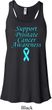 Support Prostate Cancer Ladies Flowy Racerback