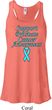 Support Prostate Cancer Ladies Flowy Racerback