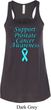 Support Prostate Cancer Ladies Flowy Racerback