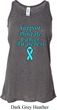 Support Prostate Cancer Ladies Flowy Racerback