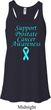 Support Prostate Cancer Ladies Flowy Racerback
