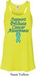 Support Prostate Cancer Ladies Flowy Racerback
