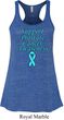 Support Prostate Cancer Ladies Flowy Racerback