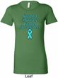 Support Prostate Cancer Ladies Longer Length Shirt