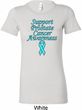 Support Prostate Cancer Ladies Longer Length Shirt