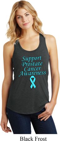 Support Prostate Cancer Ladies Racerback