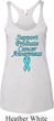 Support Prostate Cancer Ladies Tri Blend Racerback