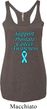 Support Prostate Cancer Ladies Tri Blend Racerback
