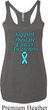 Support Prostate Cancer Ladies Tri Blend Racerback
