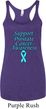 Support Prostate Cancer Ladies Tri Blend Racerback
