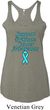 Support Prostate Cancer Ladies Tri Blend Racerback
