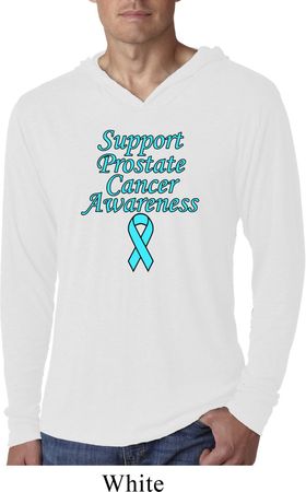 Support Prostate Cancer Lightweight Hoodie Tee